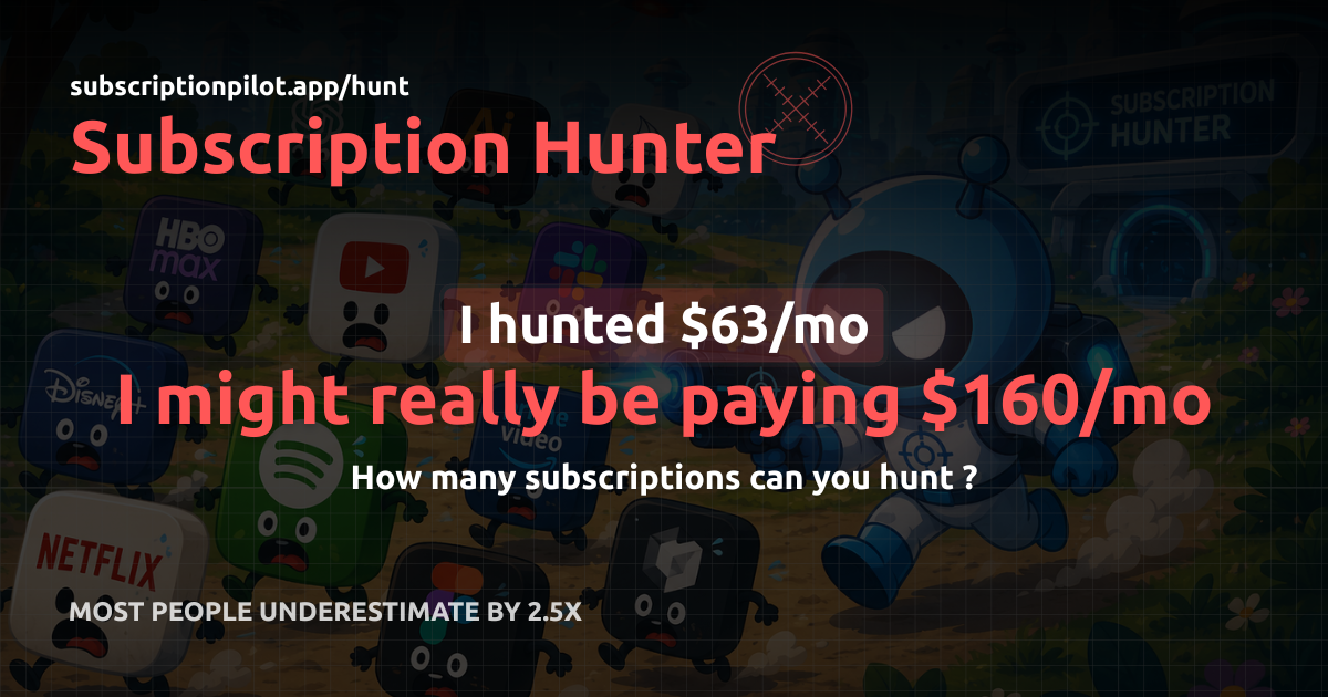 Subscription Hunter social preview